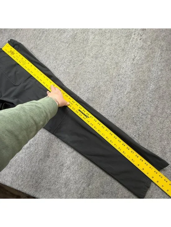 Lululemon ABC 5-Pocket Pants Men 36 x 33 Gray Classic Fit Stretch - Picture 12 of 16